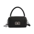 thumbnail image 1 of Bolso Hombro para Mujer Correa Desmontable PU Color Sólido Viajes Al Aire Libre, 1 of 9