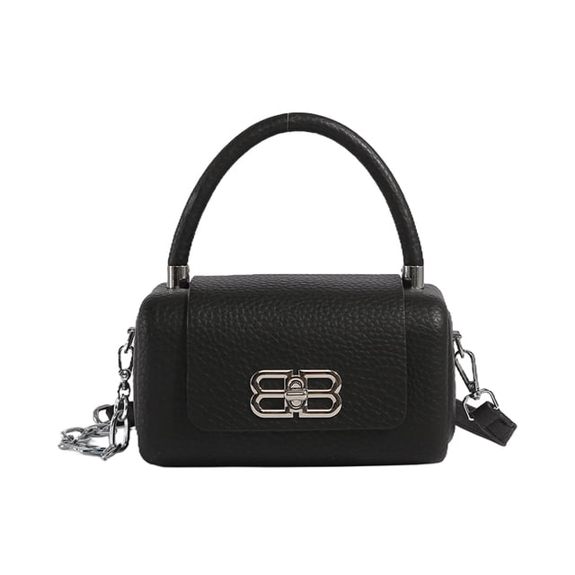 Bolso Hombro para Mujer Correa Desmontable PU Color Sólido Viajes Al Aire Libre
