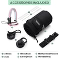 thumbnail image 7 of GEDUX 64oz Insulated Stainless Steel Water Bottle with 2 Leak Proof Lids(Spout Lid and Straw Lid) Wide Mouth Powder-Coated Water Bottle with Paracord Handle for Sports and Travel, 7 of 7