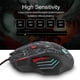 thumbnail image 5 of Ratón para juegos, HXSJ 5 niveles 1000-5500DPI Gaming USB Gaming Mouse Gamer Ratones mayor durabilidad, 5 of 9