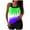 Purple, variant on Tankini Swimsuits for Women Plus Size,Summer Casual Tankini Swimsuits with Shorts,Tankini Bathing Suits for Women Two Piece,,;Women Conservative Print Strappy Back Set Two Piece Swimsuits Swimdress