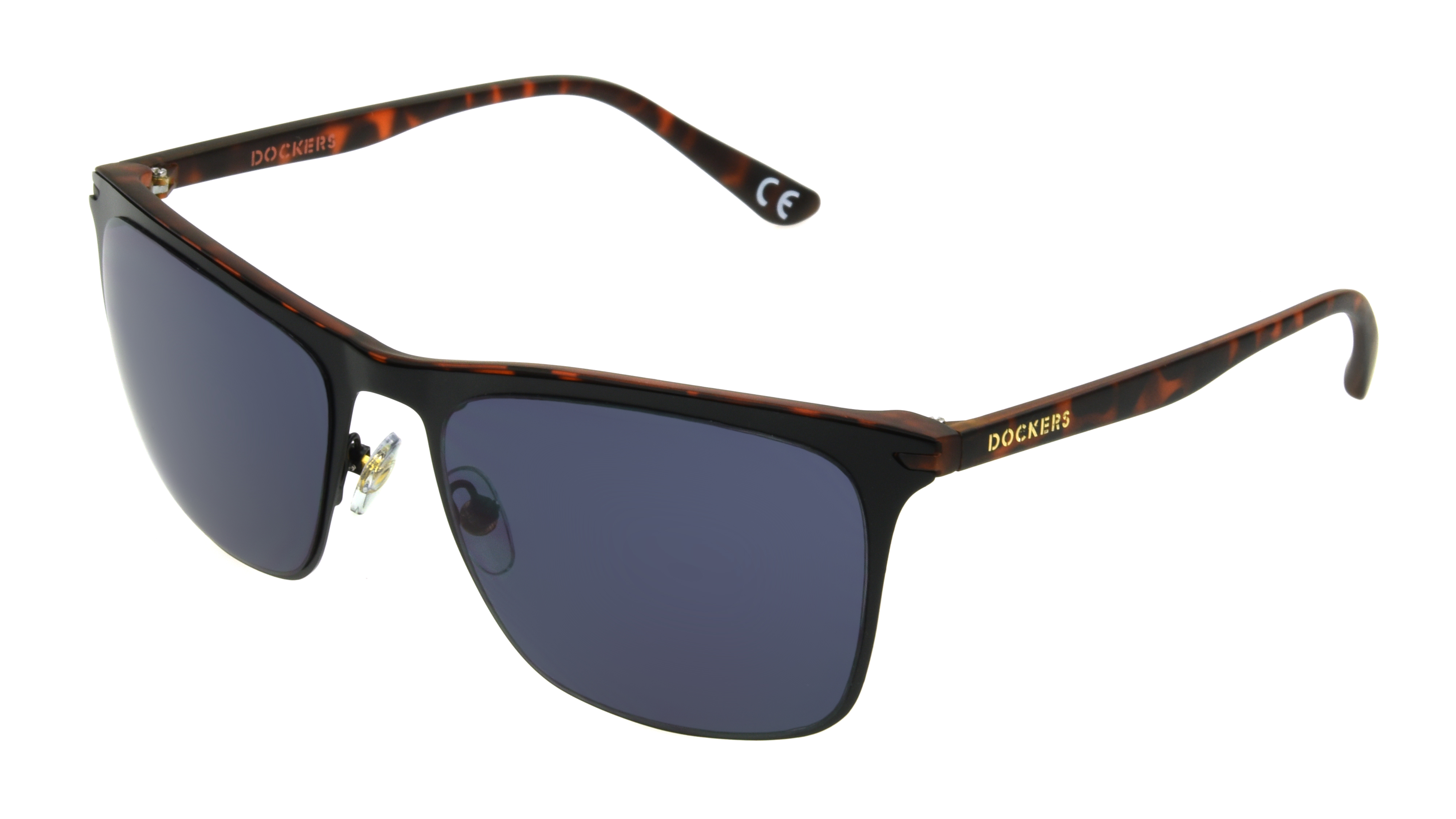 Dockers Rectangle Black Sunglass