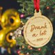 thumbnail image 4 of Navidad De Madera 2021, Colgante Epidémico, Adorno Colgante Para Árbol De Navidad, Decoración Eigraketly HA044223-02, 4 of 4