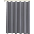 thumbnail image 1 of Doublures de Rideau de Cabine de Douche en Tissu, Blanches 60 Pouces de Largeur par 72 Pouces de Longueur, Rideaux de Salle de Bain Résistants à l'Eau, Oeillets Résistants à la Rouille (10 Trous) Fond Lesté Lavable à la Machine, 1 of 8
