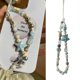 thumbnail image 4 of Secure Beaded Phone Chain with 3D Blue Sea Stars Charm Easy Carry Plastic Lanyard For Universal Smartphone Models, 4 of 4