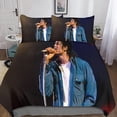 thumbnail image 3 of Michael Jackson Dancer Duvet Cover with Pillowcases Printed Musician Bedding with Zipper Closure Neck Cover, 3 of 5