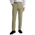 thumbnail image 1 of Pantalones de vestir YUCENFU para hombre, cintura extensible oculta, color caqui, 1 of 5