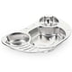 thumbnail image 3 of Durable Stainless Steel Divided Plate For Kids Food Separation .61X7.07X1.18in 1Pcs, 3 of 4