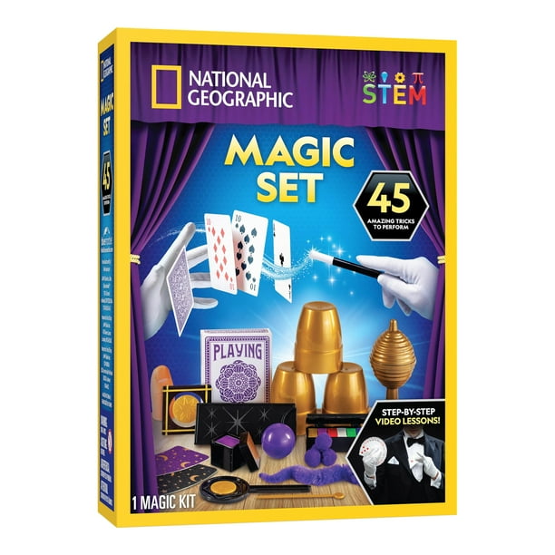 Set mágico de mármol azul para niños de National Geographic con 45 trucos