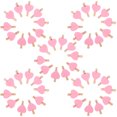 thumbnail image 1 of Miangastore 50pcs Love Wood Clips Beautiful Small Fixation Clips for Photo Painting (Pink), 1 of 8