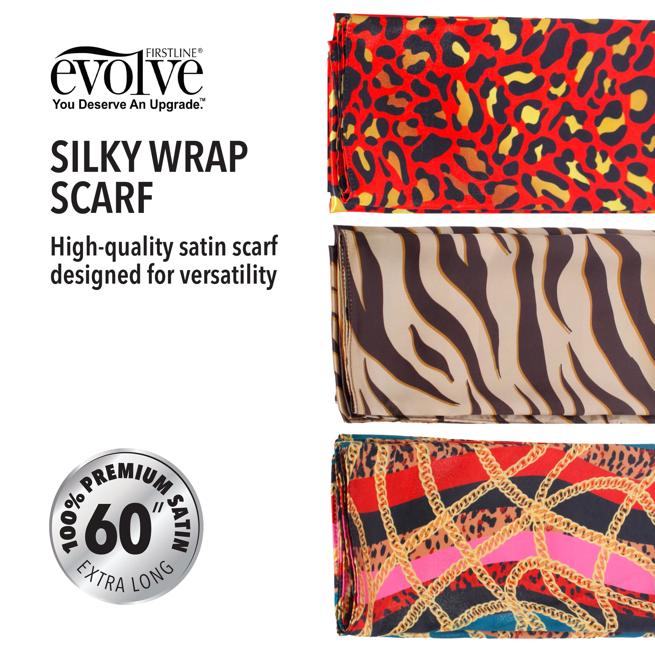 Evolve Silky Wrap Scarf Assorted