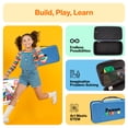 thumbnail image 3 of PicassoTiles Carrying Case for Magnetic Tiles – Travel Storage Bag Organizer for Kids, Portable Toy Storage, STEM Building Block Holder, 3 of 8