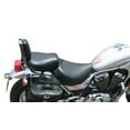 thumbnail image 2 of Mustang Wide Touring 1-pc Vintage Black Motorcycle Seat (75285), 2 of 4