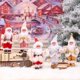 thumbnail image 3 of 5 uds muñecos tejidos a mano de Papá Noel adornos de esquí de Navidad decoración de Navidad Sailing Electrónica, 3 of 5