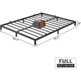 thumbnail image 3 of Rugerasy 8 Inch Full Bed Frame,Metal Platform Bed Frame,Storage Space Under The Bed,Sturdy Heavy Duty Bed Frame with Reserved Holes for DIY Headboard,Noise Free,FULL, 3 of 6