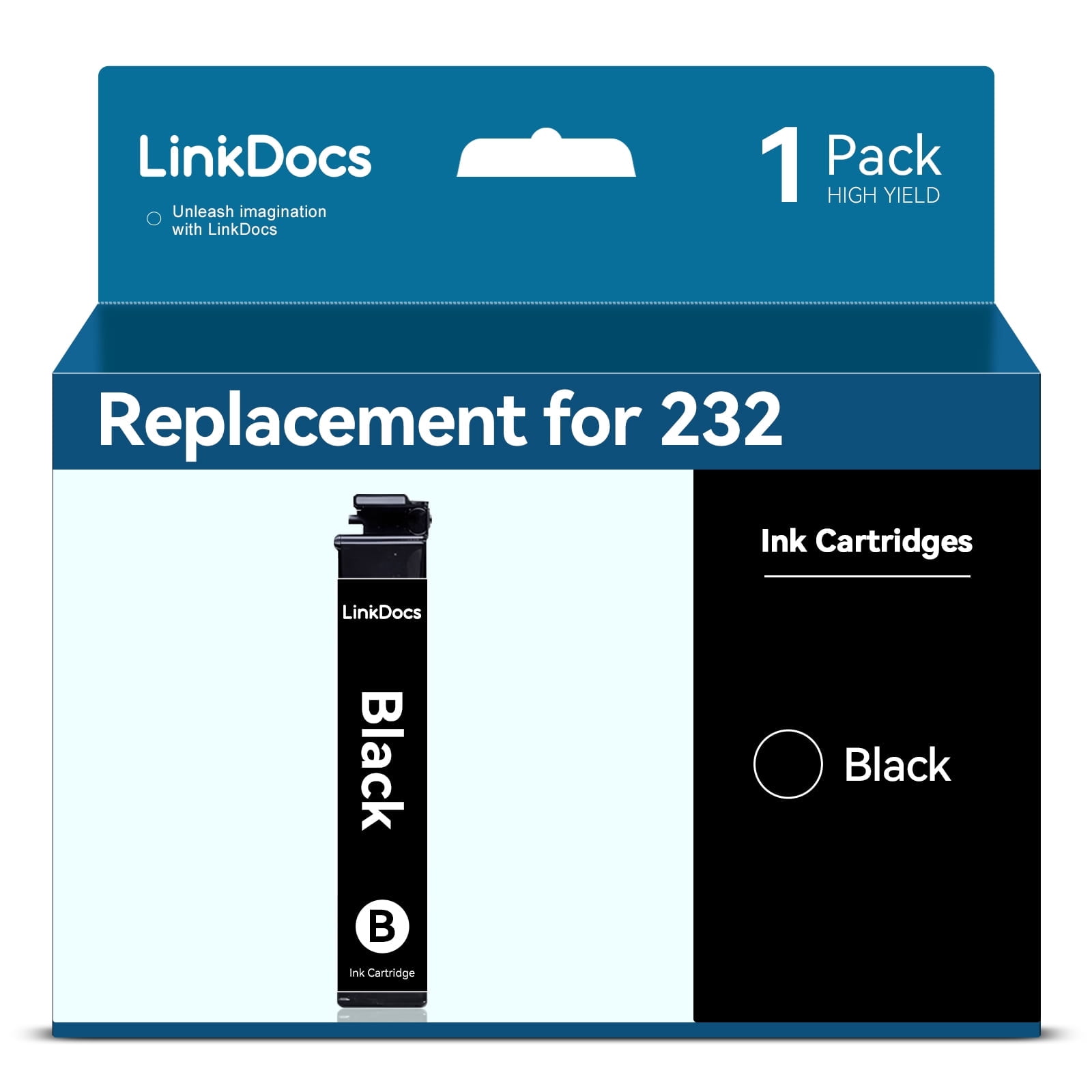 LinkDocs Ink Replacement for Epson 232 ink cartridge 232XL T232