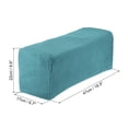 thumbnail image 2 of Unique Bargains 2pcs Stretch Armrest Covers, Couch Arm Covers with Twist Pin, Protector Slipcovers for Chairs Sofa Light Blue, 2 of 7