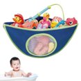 thumbnail image 1 of Organizador de juguetes de baño - AMBAS ventosas y pegatinas para colgar - Red de almacenamiento de soporte de juguetes de bañera - Bolsa de carrito de ducha de esquina para niños Zhivalor 220997-3, 1 of 8