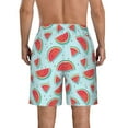 thumbnail image 3 of Naloa Watermelon Men's Beach Shorts, Surfing shorts, Swim trunks, Quick Dry Swim Trunks for Surfing Beach Fun - XX-Large, 3 of 9