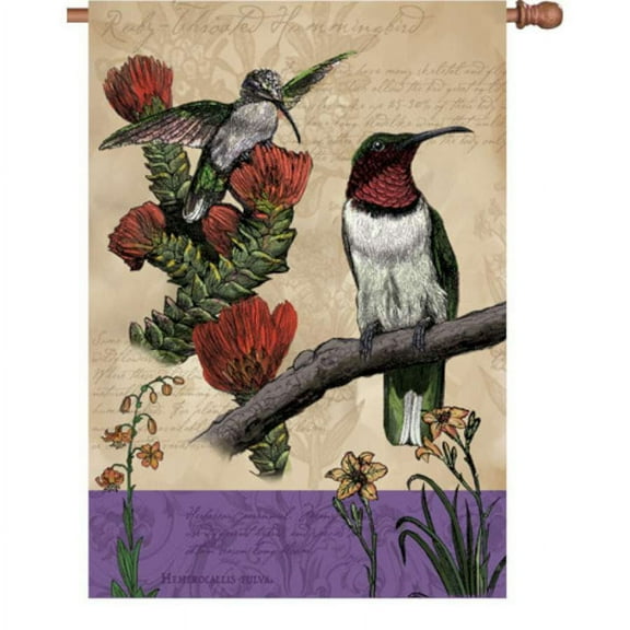 Premier House Size Flag - All Hummingbirds