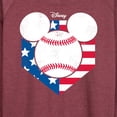 thumbnail image 3 of Disney - Americana Lightweight French Terry Wide Neck Long Sleeve Graphic Shirt, 3 of 5