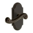 thumbnail image 3 of Grandeur Arcnew_Sd_Na_Lh Arc Solid Brass Left Handed Single Dummy Door Lever - Nickel, 3 of 6