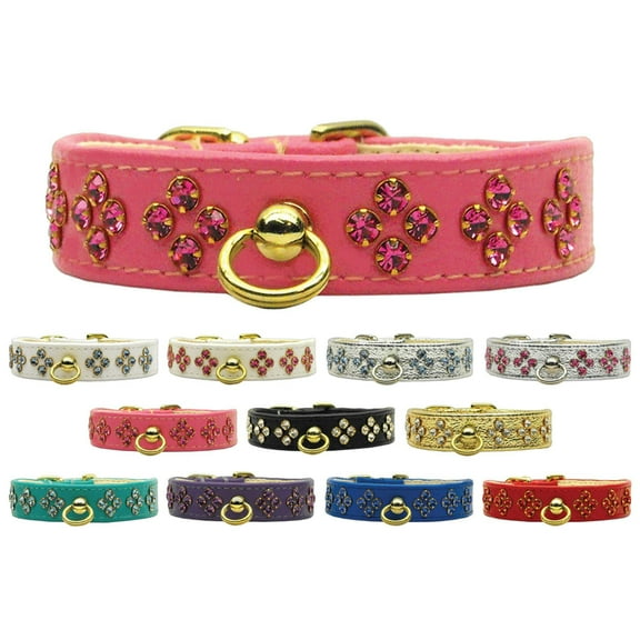 Dog, Puppy Pet Collar, "Tiara Rhinestone"