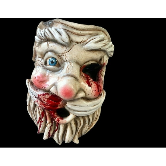 Psycho Santa - Lord Grimley's Manor Halloween Adult Unisex Latex Half Mask