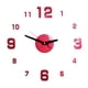 thumbnail image 1 of Yuarrent 2020, diseño moderno, relojes de cuarzo apresurados, relojes de moda, pegatina de espejo, decoración para sala de estar diy, recién llegado, Decoración del hogar Rojo Yuarrent HA3330-01B, 1 of 6