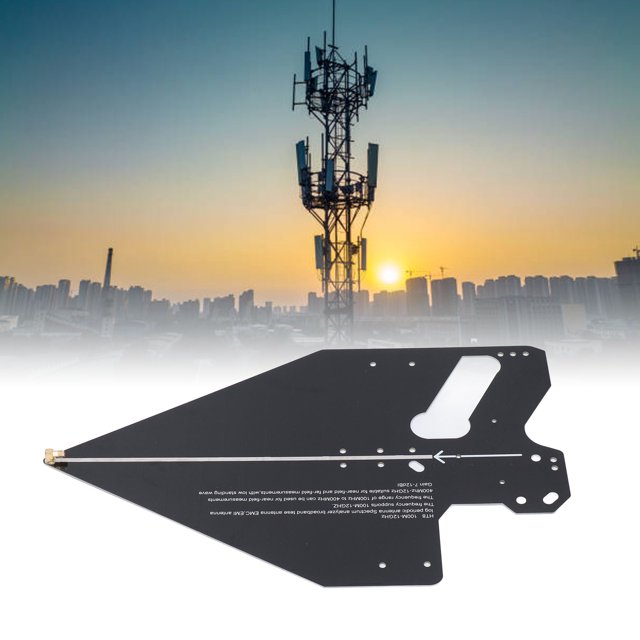 Antenne Extérieure Périodique, Antenne Directionnelle à Forte Orientation 0.1-12GHz Grand Bande Passante pour Communication