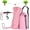 Pink, variant on Dog Tie Out Cable for Camping, 50ft/75ft/100ft Trolley System for Dogs up to 300lbs, Portable Lightweight Dog Runner Lead for Yard, Reflective Camping Leash for Courtyard, Park, Outside Blue,50FT