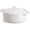 Bright White, variant on FUN ELEMENTS Casserole Dish, 2 Quart Lace Emboss Casserole Dish with Lid, Oven to Table Ceramic Round Serving Dish with Handles for Dinner and Party, Thanksgiving Christmas Gifts(Christmas Red)
