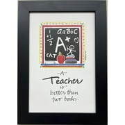 Kathy Davis "A Teacher" Custom Framed Lithographic Art Print Education Gift Generic