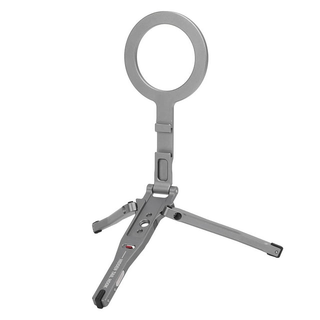 Selfie Stick Teléfono Trypode, Aleació de aluminio Teléfono Teléfono Magnético Flexible Trypode Plegable 1/4 Pulgadas de Tornillo para Grabación de video