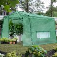 thumbnail image 3 of Meetleisure 6.9 FT x 8.5 FT x 7.2 FT Pop-up Outdoor PVC Greenhouse, Green, 3 of 6