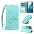 thumbnail image 4 of Wallet Case for Samsung Galaxy S20 FE Embossed Puppy Dog Card Holder Kickstand Wrist Strap Green, 4 of 5
