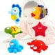 thumbnail image 2 of Juego de 6 juguetes de baño Ocean Life, juego creativo de juguetes acuáticos para bebés recién nacidos., 2 of 5