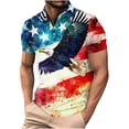 thumbnail image 1 of Chemises Décontractées à Manches Longues pour Hommes, Hauts Boutonnés Imprimés avec Col Rabattu, T-Shirts de Mode en Polyester pour Usage Quotidien, Extérieur, Sport, Maison, 1 of 5
