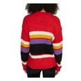 thumbnail image 2 of SANCTUARY Womens Red Color Block Long Sleeve Crew Neck T-Shirt L, 2 of 4