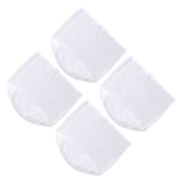 Naiovety 4 unids/set cierre de cordón bolsas de de malla preservar prendas delicadas para la longevidad sujetador sucio ropa fina mes 50 × Type3 NO3