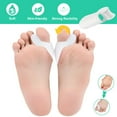 thumbnail image 5 of WILLED Bunion Cushion Protector, 4 Packs of Bunion Corrector Pads with Separator for Big Toe, Gel Shield for Foot Pain Relief, Calluses, Corns, 5 of 7