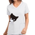 thumbnail image 1 of transpirable para mujer 2 Ropa de Vacaciones Delgadas informal Cuello en V Camiseta cómoda - SG Salvador Camisa con cuello en V, 1 of 7