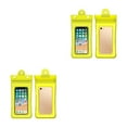thumbnail image 3 of bedienty PVC Phone Waterproof Bag 3-layer Sealed Universal Solid Screen Replacement Drifting Beach Pouch Accessories Yellow 2Set, 3 of 6