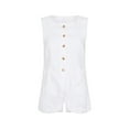 thumbnail image 3 of DuoJiaJ French Style Women's Summer Pure Square Neck Sleeveless Vest Women’s Tank Tops, 3 of 3
