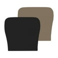 thumbnail image 4 of POROPL Summer Tube Tops for Women Cropped Seamless(Black+Khaki,2 Pack,Size S-XL), 4 of 5