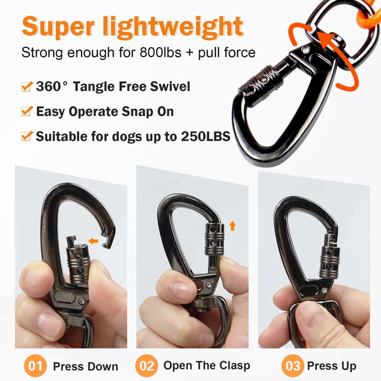 75 Ft Tie-Out Trolley System for Large Dogs photo 5