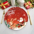thumbnail image 5 of NSESSHome 30PCS Christmas Paper Plates Party Supplies, Christmas Tree Santa Claus Theme Party Supplies Disposable Paper Tableware for Decorations for Merry Christmas Serves, 5 of 6