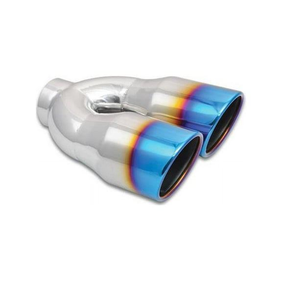 Dual 3.00In Double Wall Angle Driver Side/Left Ss Exhaust Tip 2.50In Id ...