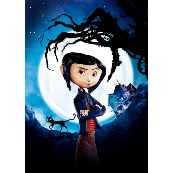 Poster Time Movie Art Coraline Movie Poster 11inx17in Mini Poster 11x17 poster Color Category: Multi, Unframed, Ages: Adults