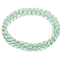Recoil Starter Rope Pull Cord, 3mm Dia 10m 33ft Polyester Pull Cord, Green and White